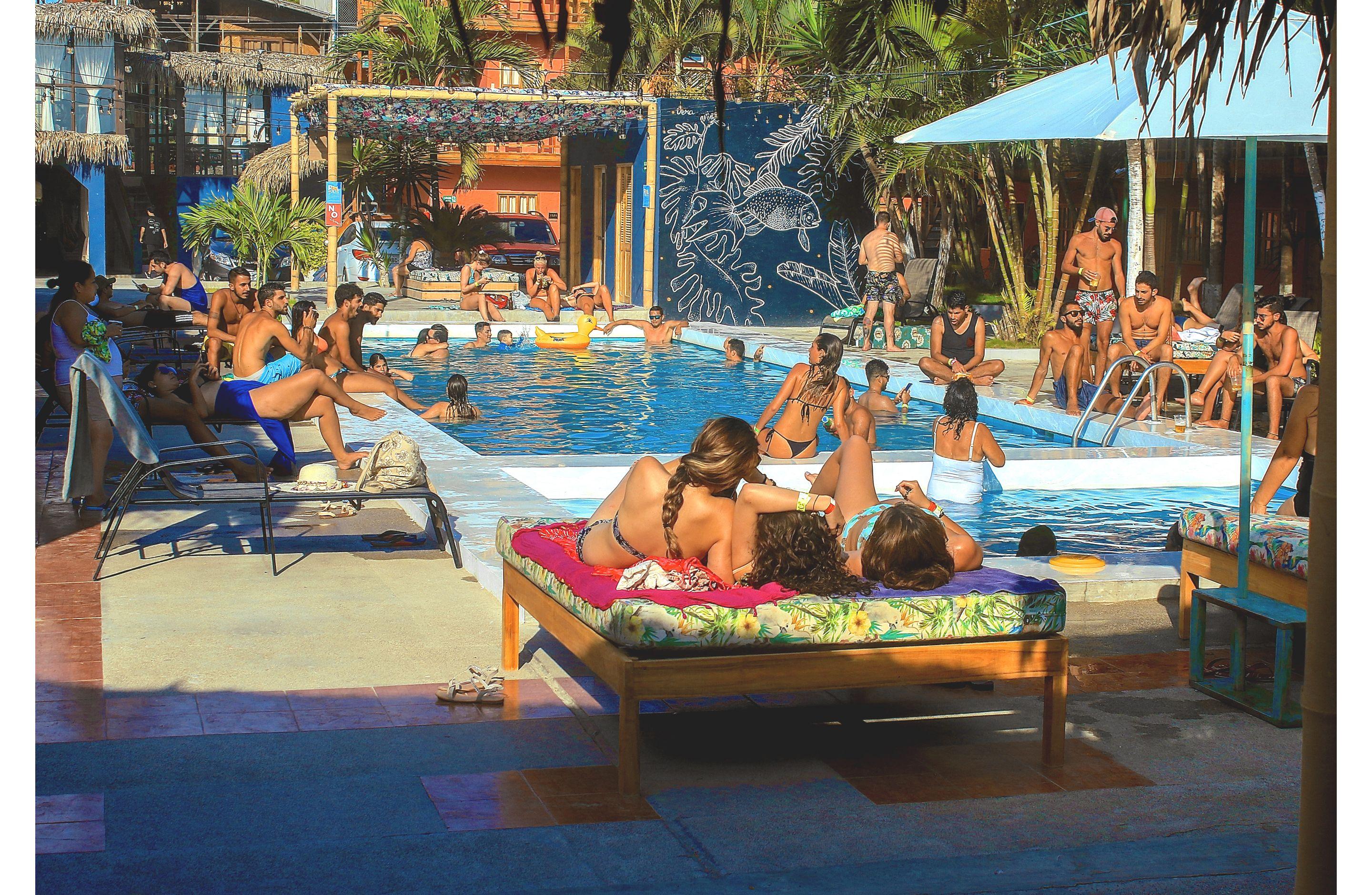 Slumber Party Montanita Hotel Exterior foto